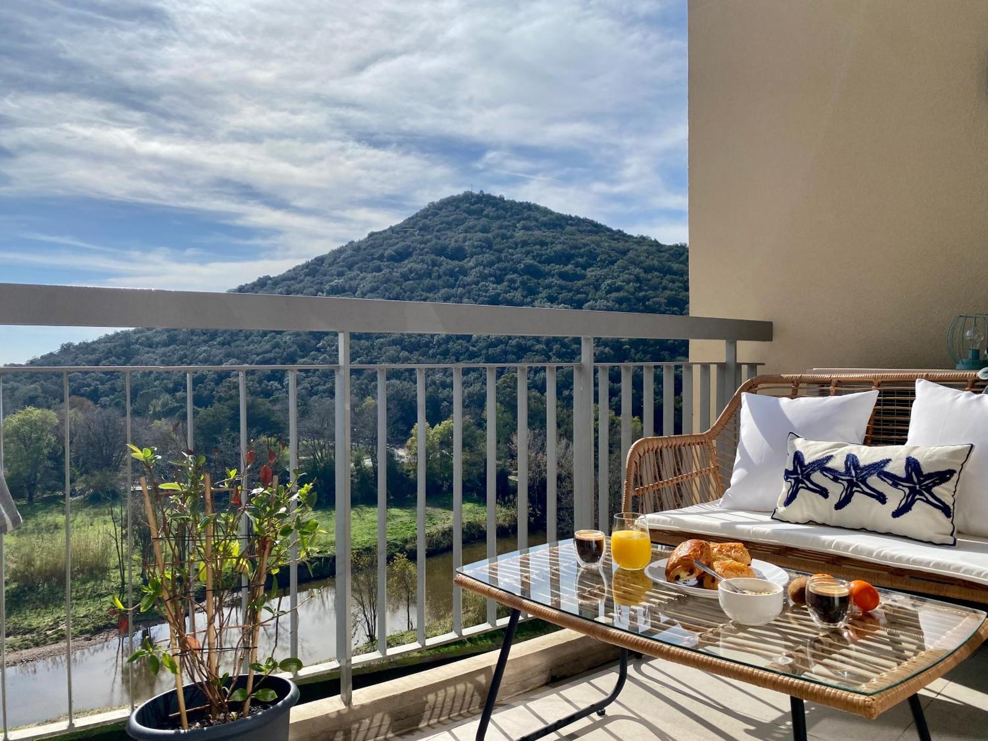 Appartement Luxe Vue Mer Et Collines Avec Piscine Mandelieu Buitenkant foto
