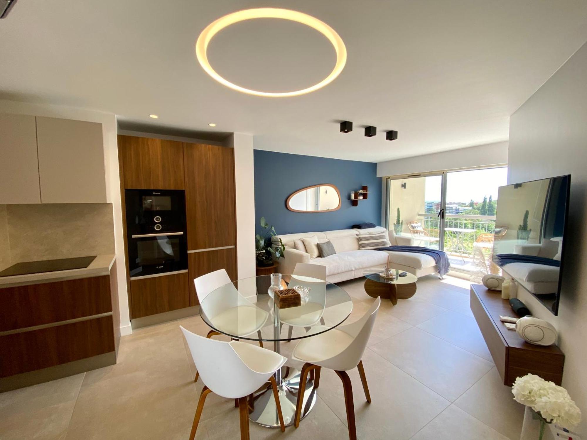 Appartement Luxe Vue Mer Et Collines Avec Piscine Mandelieu Buitenkant foto
